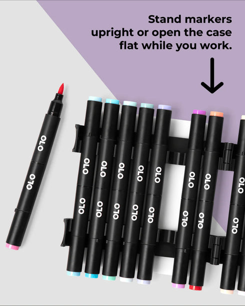 OLO Asia Ladowska 32 color Brush Set