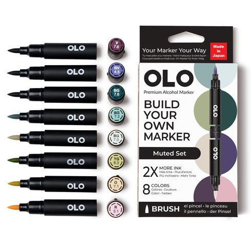 Brush Set 8pc - Muted
