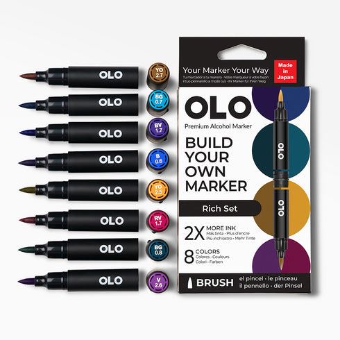 Brush Set 8pc - Rich