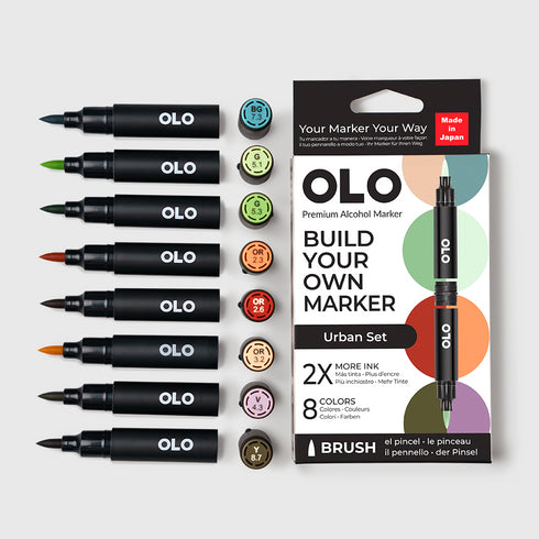 Brush Set 8pc - Urban