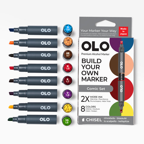 Chisel Set 8pc - Comic