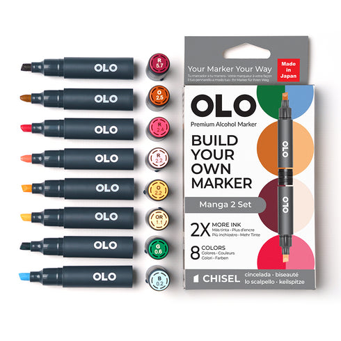 Chisel Set 8pc - Manga 2