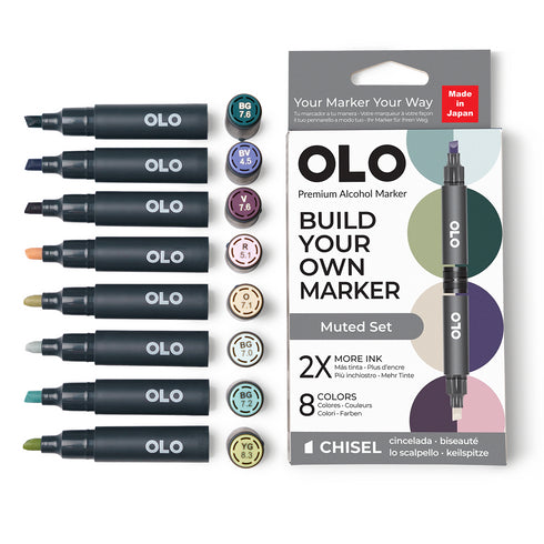 Chisel Set 8pc - Muted