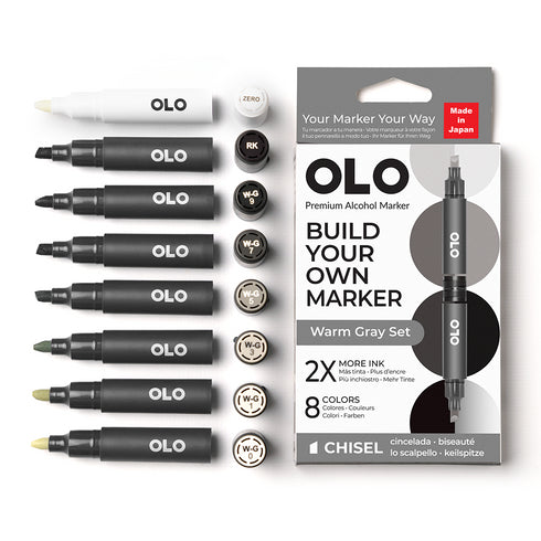 Chisel Set 8pc - Warm Gray