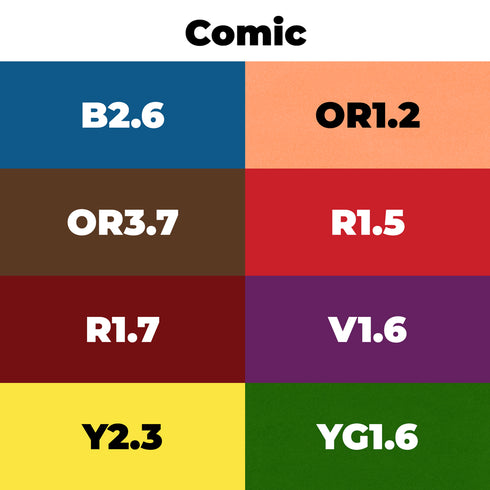 Brush Set 8pc - Comic