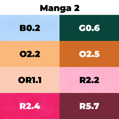 Brush Set 8pc - Manga 2