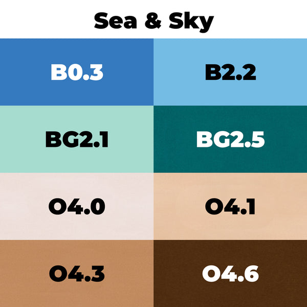 Chisel Set 8pc - Sea & Sky