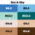 Brush Set 8pc - Sea & Sky