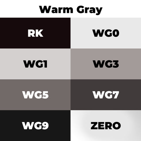 Chisel Set 8pc - Warm Gray