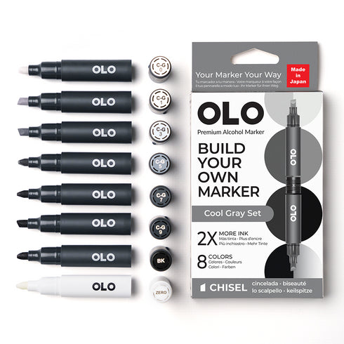 Chisel Set 8pc - Cool Gray