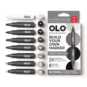 Chisel Set 8pc - Warm Gray