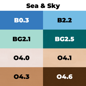 Brush Set 8pc - Sea & Sky